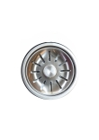 Inox/rvs afvoerplug rond afsluitbaar